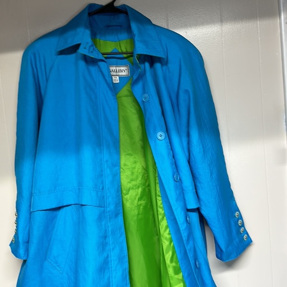 Vintage J. Gallery Trench-Raincoat Long - Picture 11 of 16